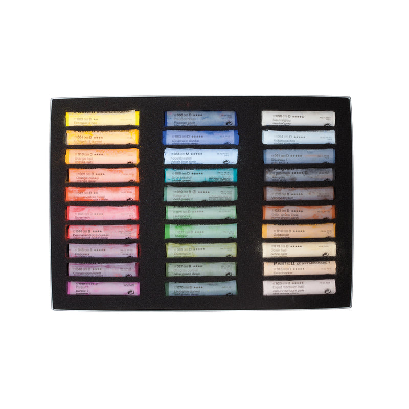 Schmincke Extra-Soft Pastel Assorted Set, Set of 30 Colors Pastels & Chalks Art Nebula