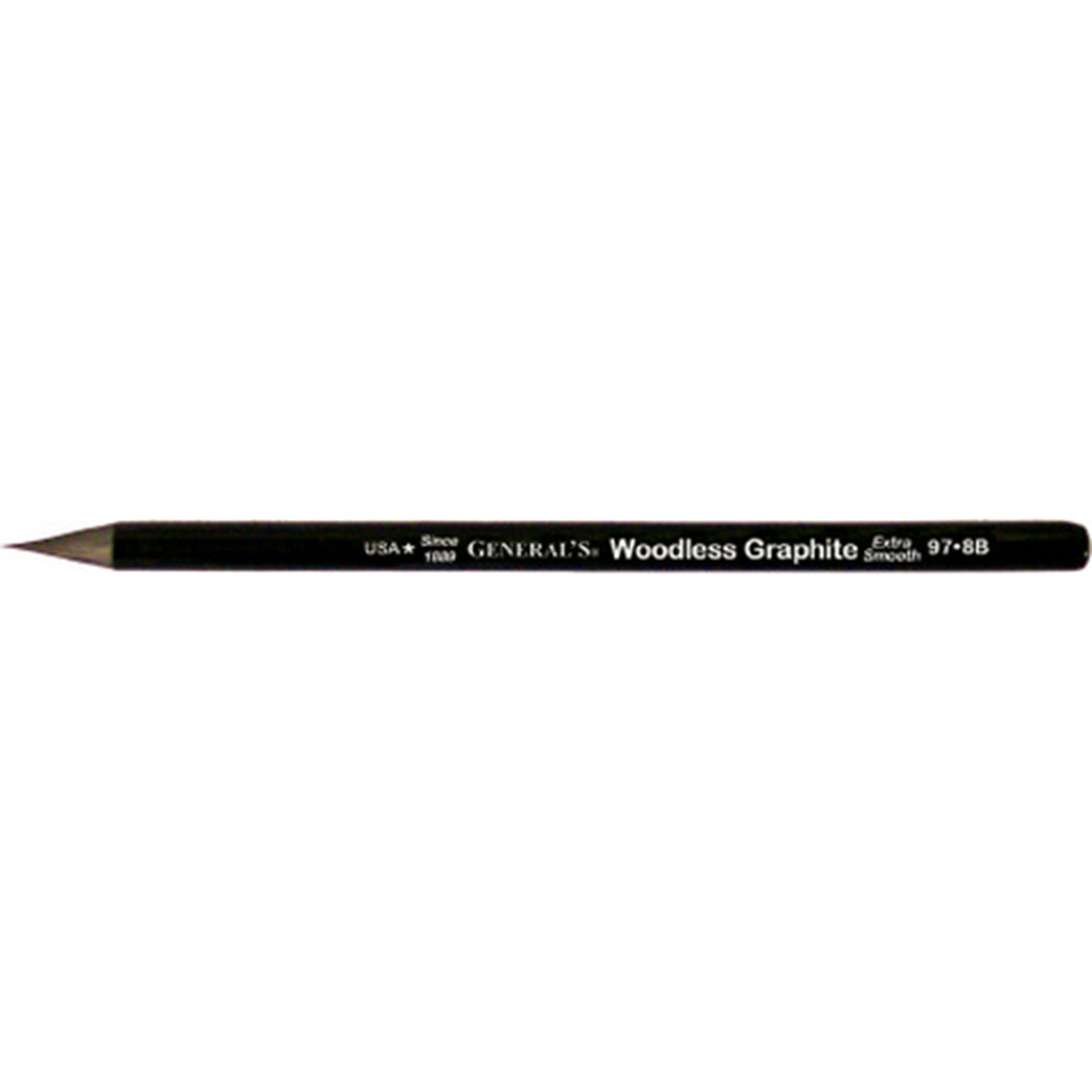 General Pencil Woodless Graphite Pencil 8B - 2pcs