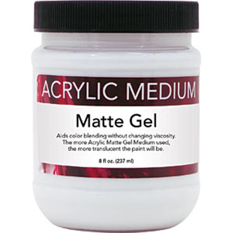 Art Advantage 8 oz. Matte Acrylic Gel Medium Mediums & Finishes Art Nebula