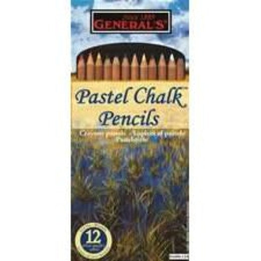 General's Multi Pastel Chalk Pencil - 12 color set Pastels & Chalks Art Nebula
