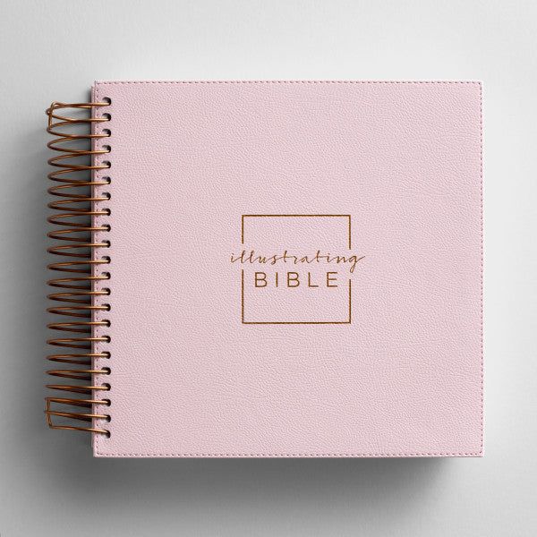 Illustrating Bible - NIV - Pink Bible Journal Art Nebula