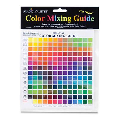 Artist's Color Wheel Pocket Mixing Guide - 3 x 5 folded