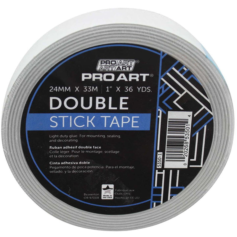 Pro Art Tape Double Stick Adhesive 1x36yd Framing Tools Art Nebula