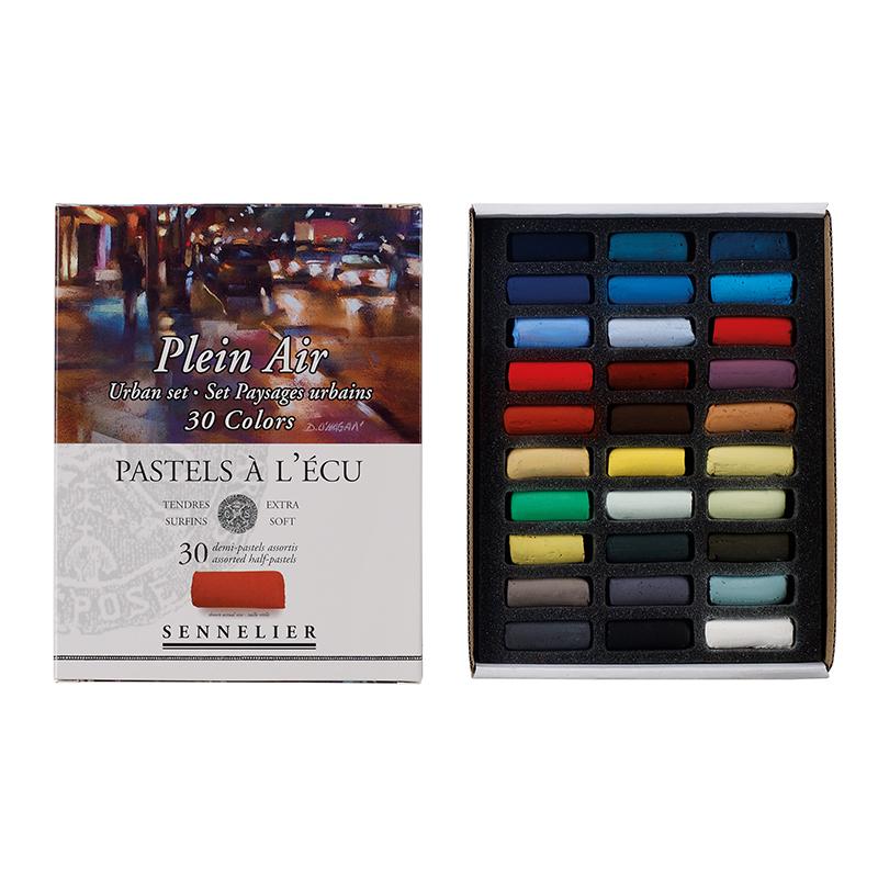 Sennelier Extra Soft Pastels 30 Half Stick - Urban Landscape Set Pastels & Chalks Art Nebula