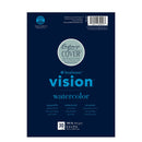 Strathmore Artist Papers 140 lb. (300 gsm) Vision Watercolor 30 Sheet Tape Bound Pad Watercolor Pads & Blocks Art Nebula