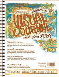 Strathmore Artist Papers 90 lb. Watercolor Visual Journal 68 Page Book Sketchbooks & Journals Art Nebula