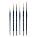 Raphael 8224 Long Rigger Blue Handle Multi-media Brush Art Nebula
