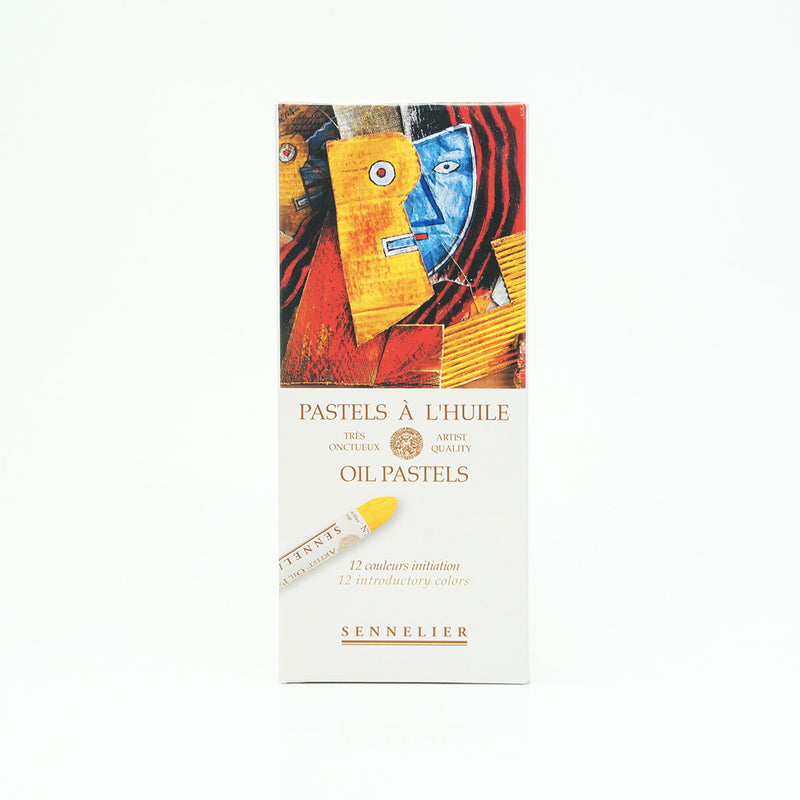 Sennelier Oil Pastels Cardboard Set - 12-colors Initiation Pastels & Chalks Art Nebula