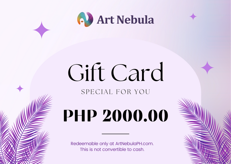 Art Nebula Gift Card Gift Cards Art Nebula