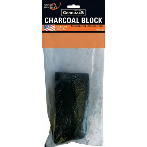 General Pencil Charcoal Block - Small Charcoal & Graphite Art Nebula