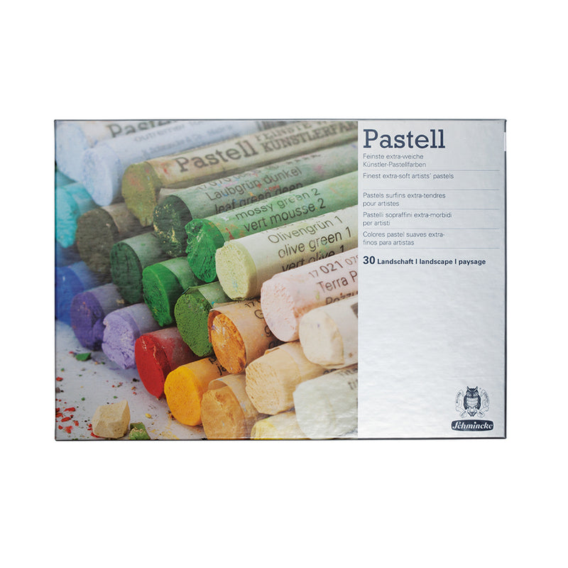 Schmincke Extra-Soft Pastel Landscape Set, Set of 30 Colors Pastels & Chalks Art Nebula