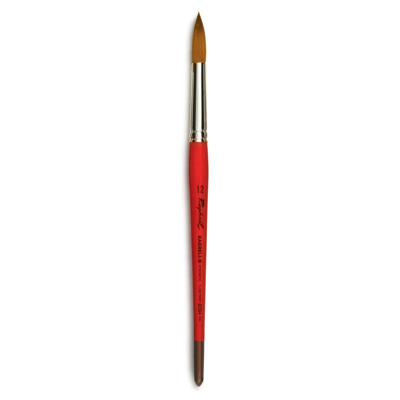 Raphael Series 8394 Kaerell "S" Orange - Round Brush Watercolor Brush Art Nebula