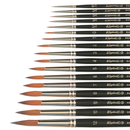 Raphael Series 8404 Round Brush - Kolinsky Red Sable Watercolor Brush Art Nebula