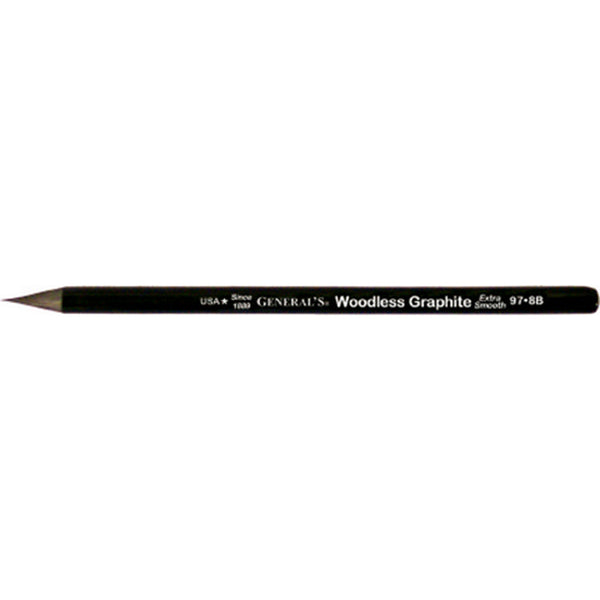 General Pencil Woodless Graphite Pencil 8B - 2pcs