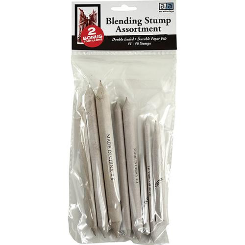 Art Advantage Assorted Blending Stumps Set Blending Tools Art Nebula