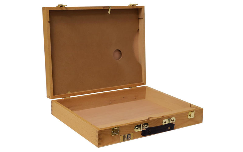 Art Advantage Wood Art Box 15 1⁄2 x 3 1⁄4 x11 3⁄4" Medium Art Bags & Storage Art Nebula