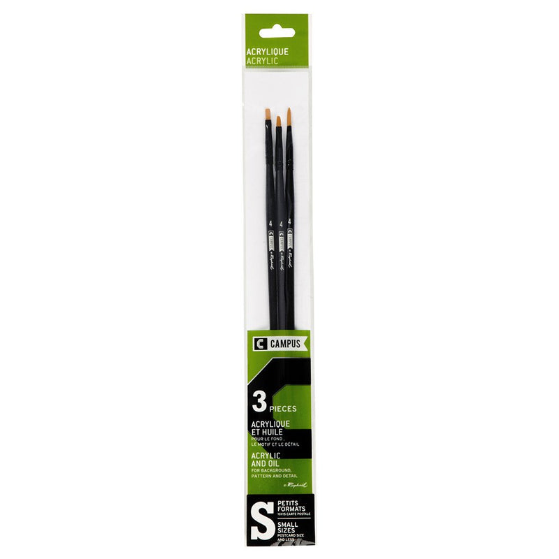 Campus Acrylic Brush Set by Raphael Acrylic Brush Art Nebula