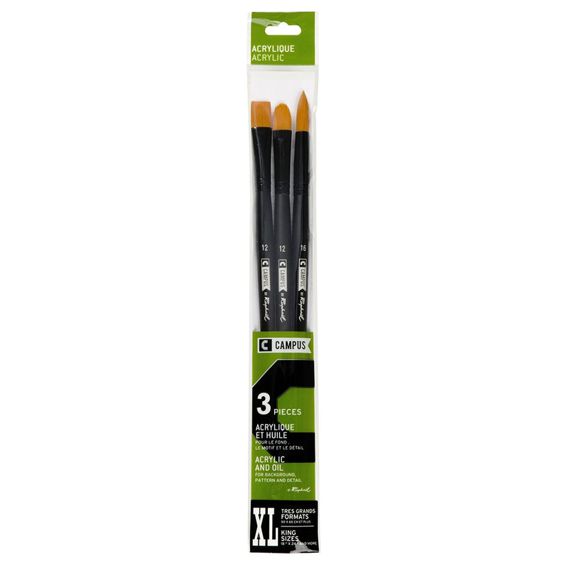 Campus Acrylic Brush Set by Raphael Acrylic Brush Art Nebula