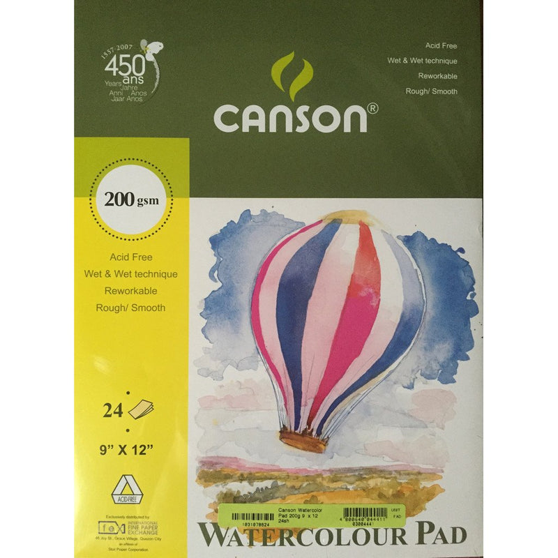 Canson Balloon Watercolour Pad - 200gsm Watercolor Pads & Blocks Art Nebula