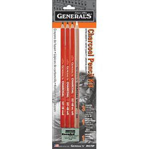 General's Charcoal Drawing Pencil Set Charcoal & Graphite Art Nebula