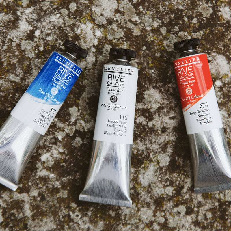 Sennelier Rive Gauche Fine Oil Colour Tube - 200ml (Set A) Oil Paint Art Nebula