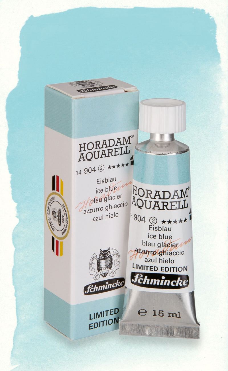 Schmincke Horadam Ice Blue Watercolor 15ml Tube (Limited Edition) Watercolor Paint Art Nebula