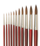 Isabey Series 6224 Syrus - Synthetic + Sable Round Brush Watercolor Brush Art Nebula