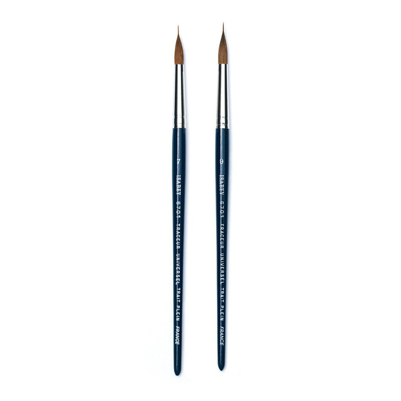 Isabey Series 6701 - Universal Fine Liner Watercolor Brush Art Nebula