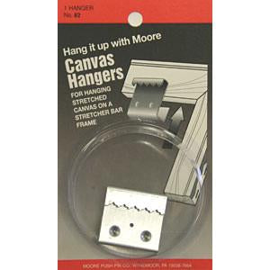 Moore Push Pin Canvas Hanger  Carded Framing Tools Art Nebula