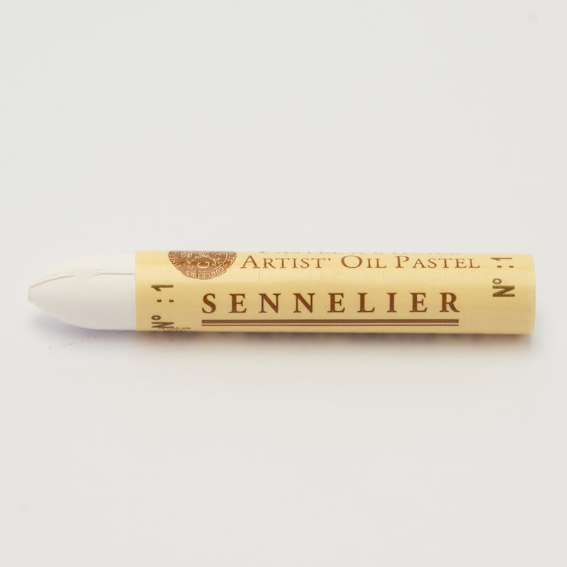 Sennelier Oil Pastel - White Individual Sticks Pastels & Chalks Art Nebula