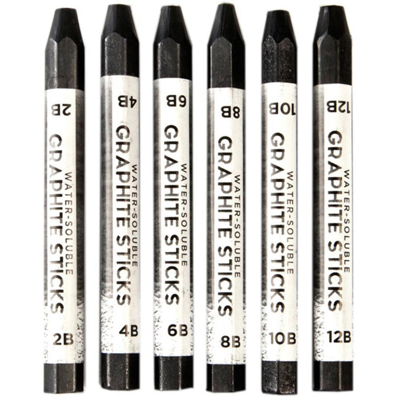 Prima Art Philosophy Water Soluble Graphite Sticks Charcoal & Graphite Art Nebula