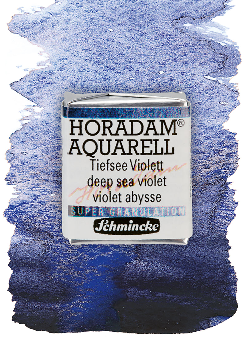 Schmincke Horadam Aquarell Super Granulating Watercolor Individual half pan Watercolor Paint Art Nebula