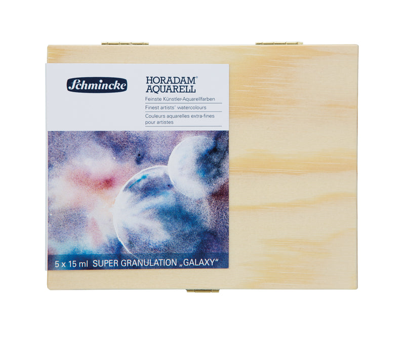 Schmincke Horadam Super Granulating Watercolor - Galaxy, 5 x 15 ml Watercolor Paint Art Nebula
