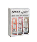 Schmincke Horadam Aquarell Trio - Volcano, 3 x 5 ml Watercolor Paint Art Nebula
