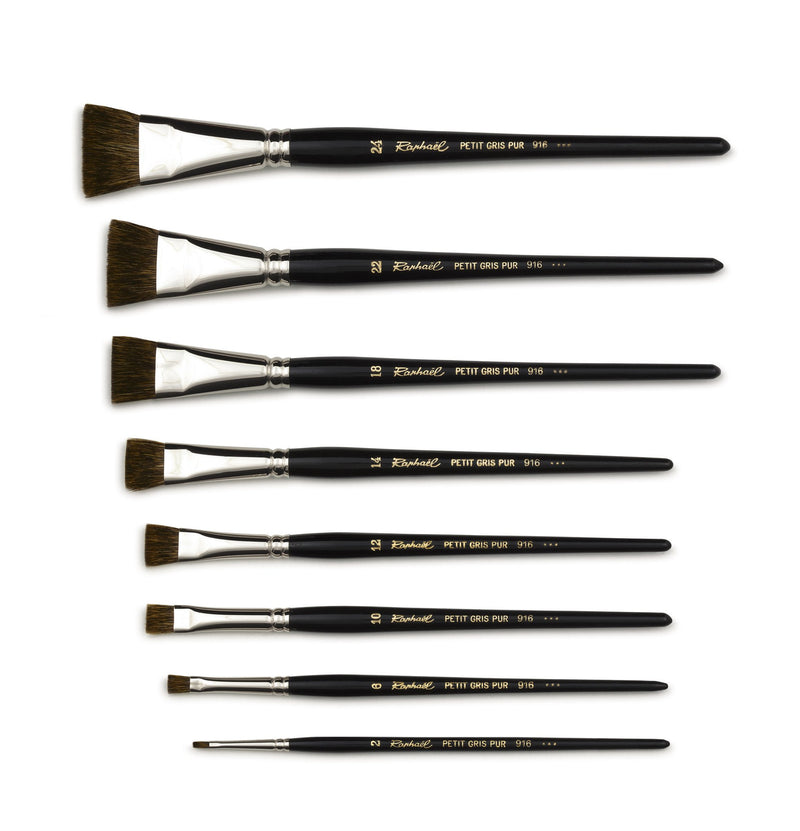 Raphael Series 916 - Lavis Flat Watercolour Brush Watercolor Brush Art Nebula