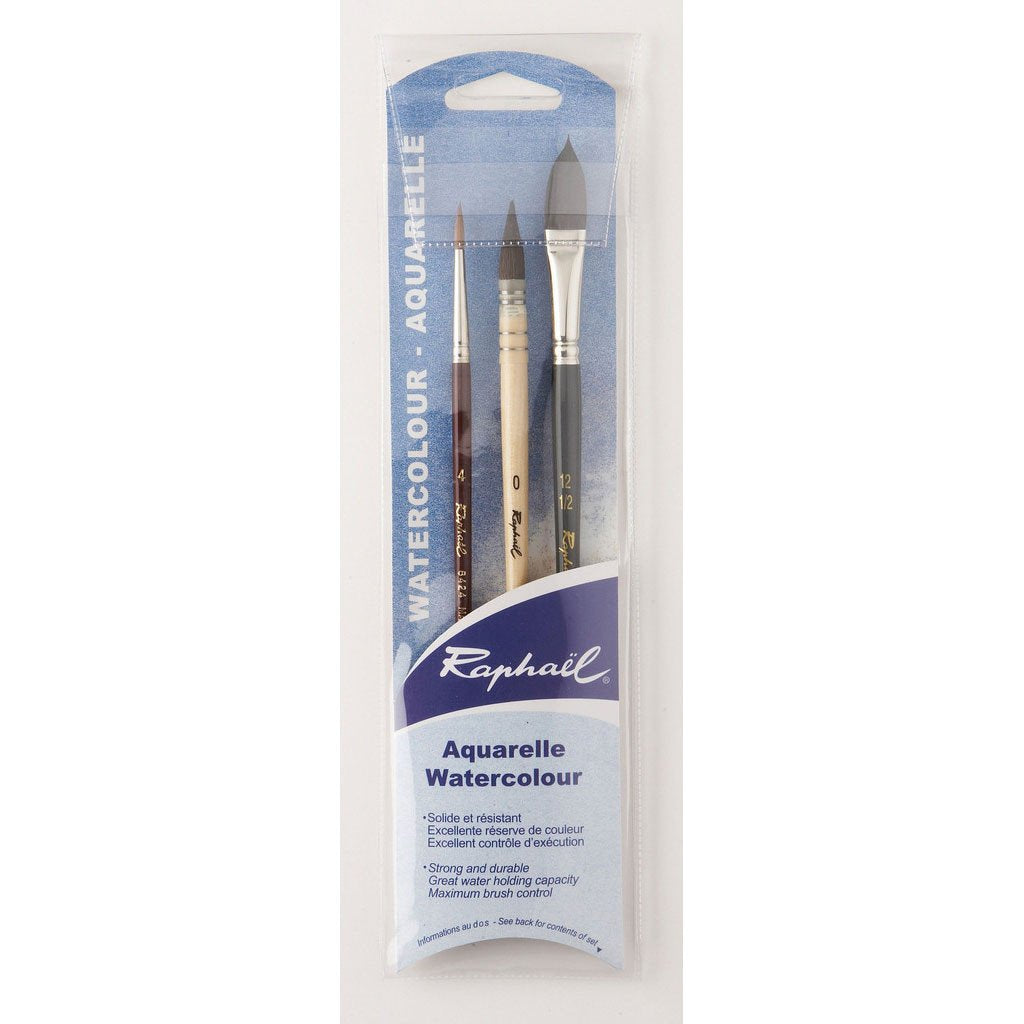 Raphael Watercolor Brush Set 903.12, 803.0, 8424.4