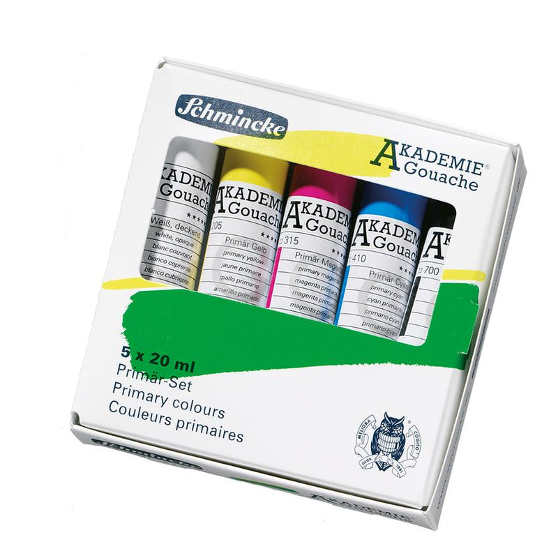 Schmincke Akademie Gouache Set Cardboard Set 5 Tubes x 20ml Gouache Art Nebula