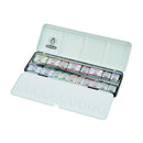 Schmincke Horadam Artist Watercolour Set - 12 Half Pans + 6 Full Pan Leather Case Limited Watercolor Paint Art Nebula