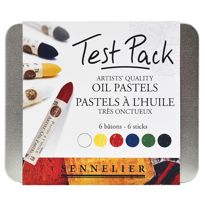 Sennelier Artist Oil Pastel Test Pack - 6 sticks Pastels & Chalks Art Nebula