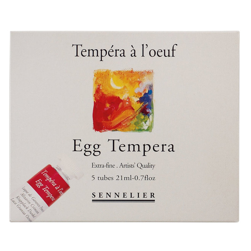 Sennelier Artist Tempera Starter Set -  5 Tubes 21ml Tempera Art Nebula