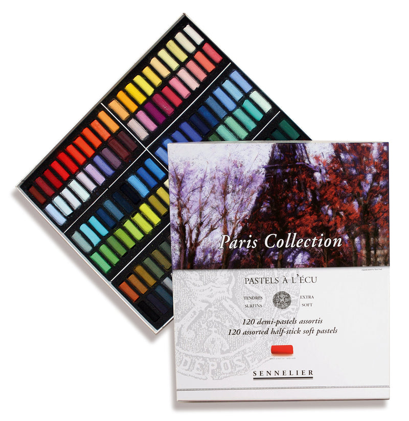 Sennelier Extra Soft Pastels 120 Half Stick - Paris Collection Set Pastels & Chalks Art Nebula