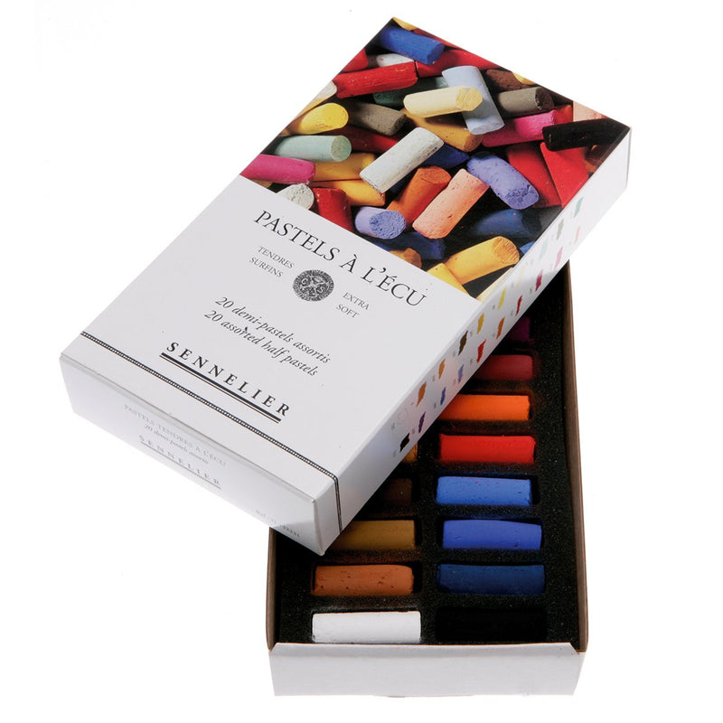 Sennelier Extra Soft Pastels 20 Half Stick - Assorted Set Pastels & Chalks Art Nebula