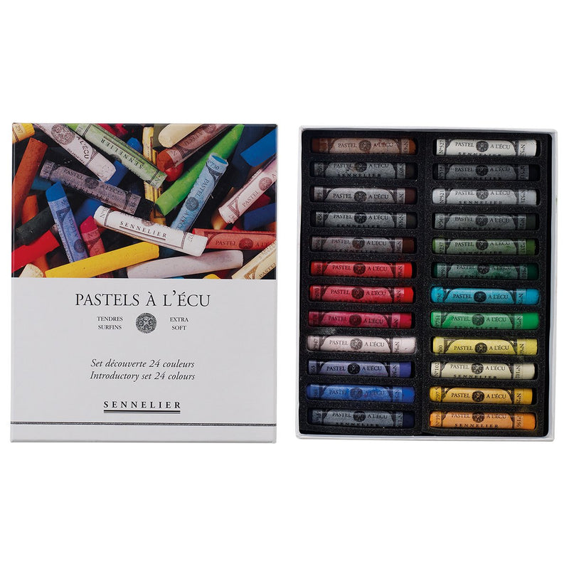 Sennelier Extra Soft Pastels 24 Full Stick - Introduction Set Pastels & Chalks Art Nebula