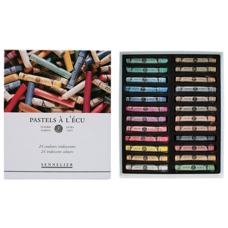 Sennelier Extra Soft Pastels 24 Full Stick - Iridescent Set Pastels & Chalks Art Nebula