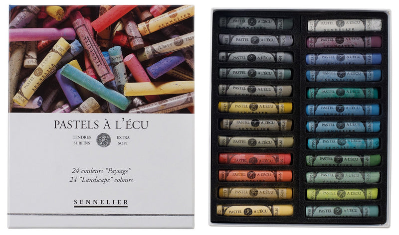 Sennelier Extra Soft Pastels 24 Full Stick - Landscape Set Pastels & Chalks Art Nebula
