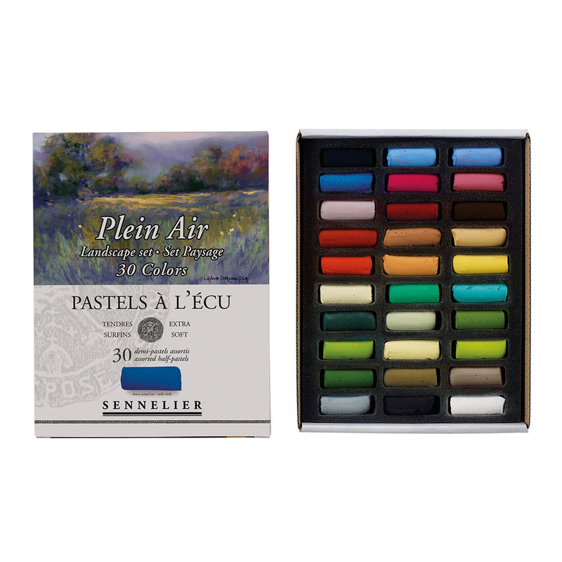 Sennelier Extra Soft Pastels 30 Half Stick - Landscape Set Pastels & Chalks Art Nebula