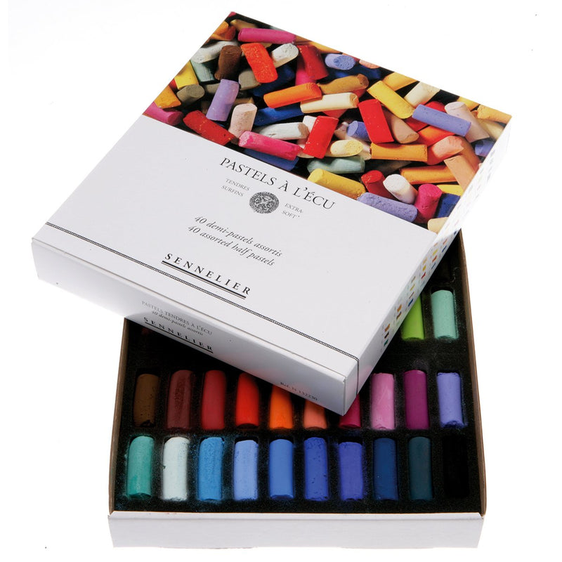 Sennelier Extra Soft Pastels 40 Half Stick - Assorted Set Pastels & Chalks Art Nebula