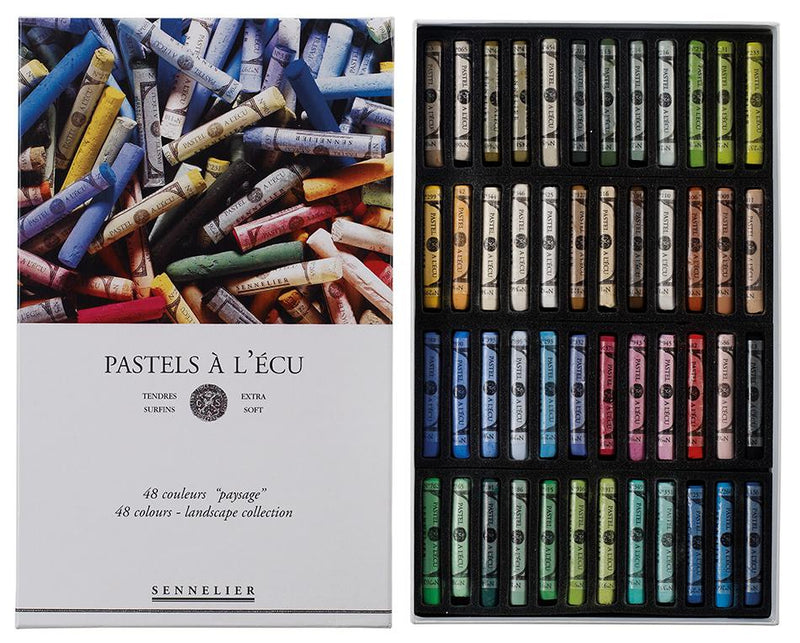 Sennelier Extra Soft Pastels 48 Full Stick - Landscape Set Pastels & Chalks Art Nebula