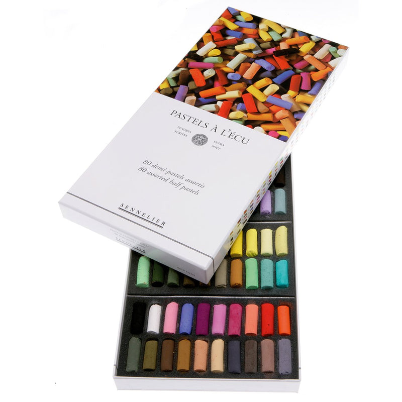 Sennelier Extra Soft Pastels 80 Half Stick - Assorted Set Pastels & Chalks Art Nebula
