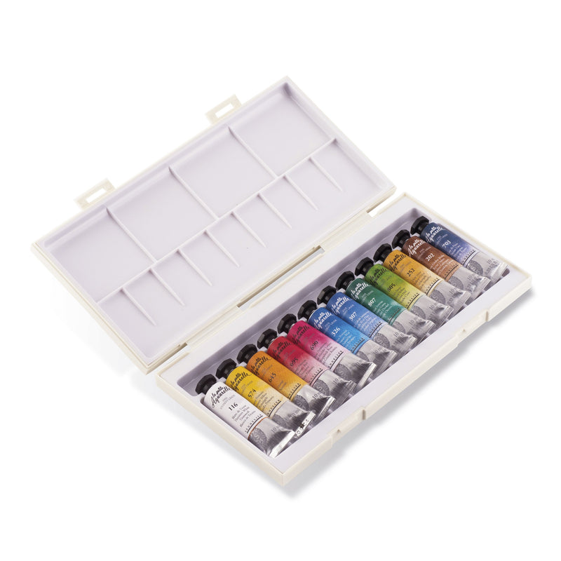 Sennelier La Petite Aquarelle Fine Student Travel Box Watercolor Paint Art Nebula